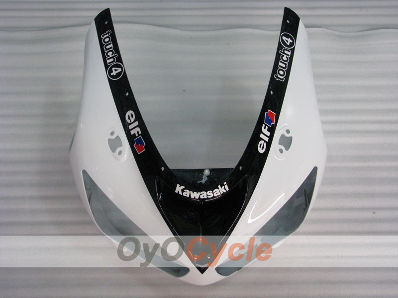 Injection Fairing kit for 05-06 NINJA ZX-6R - White, Black - Monster #OYO87906054