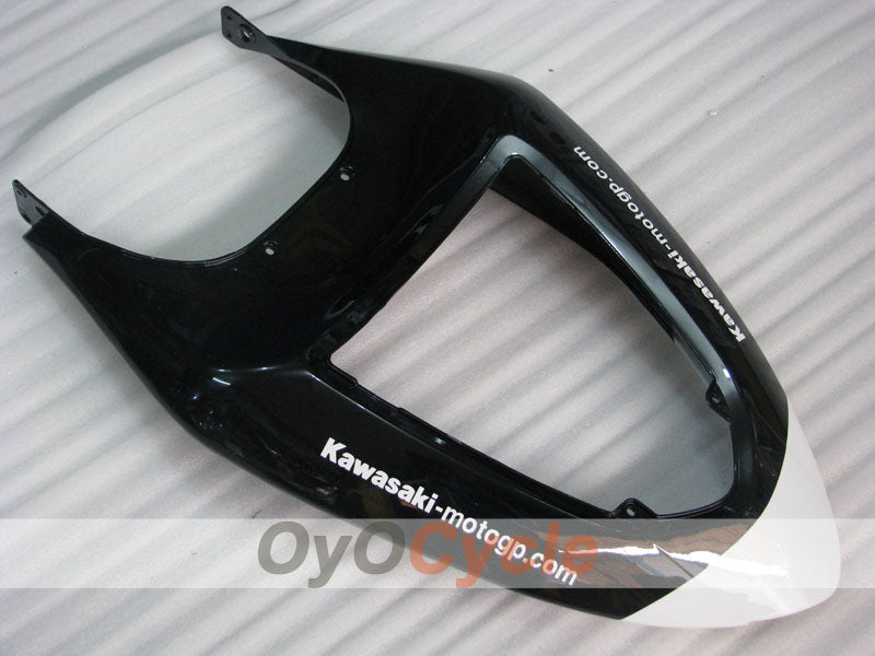 Injection Fairing kit for 05-06 NINJA ZX-6R - White, Black - Monster #OYO87906054