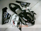 Injection Fairing kit for 05-06 NINJA ZX-6R - White, Black - West #OYO87906056
