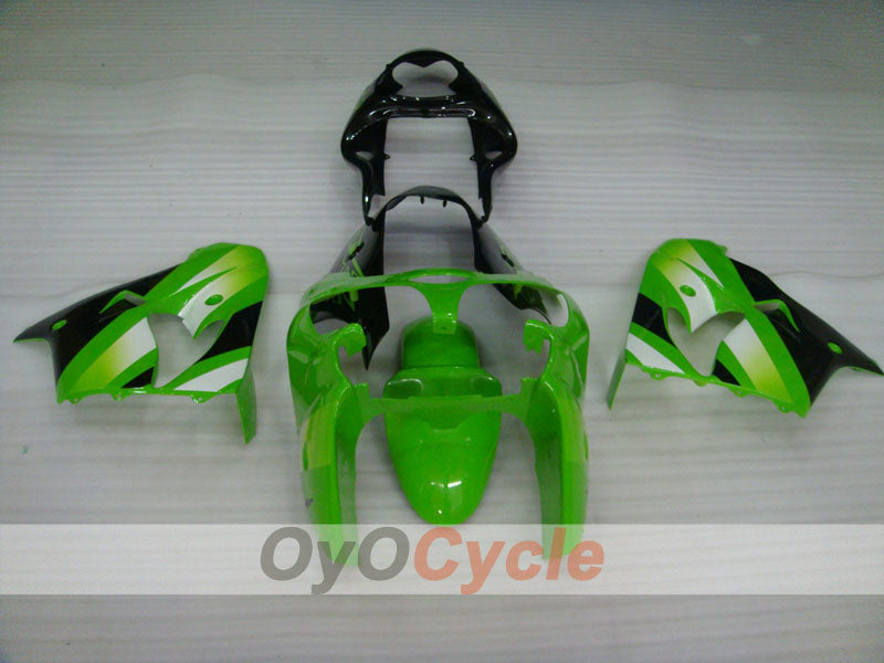 Fairing kit for 00-01 NINJA ZX-9R - Green, Black - Factory Style #OYO87906062 Secondary image