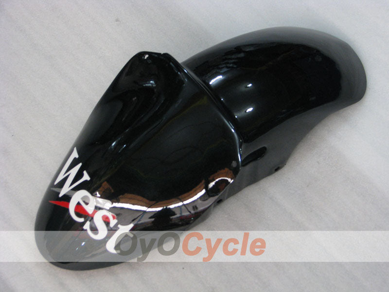 Fairing kit for 00-01 NINJA ZX-9R - White, Black - West #OYO87906064