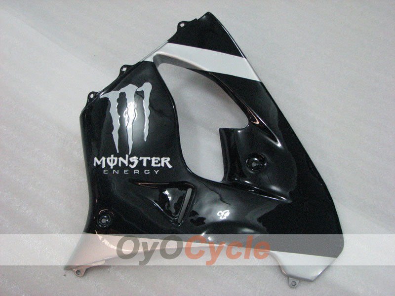 Fairing kit for 02-03 NINJA ZX-9R - Black, Silver - Monster #OYO87906068
