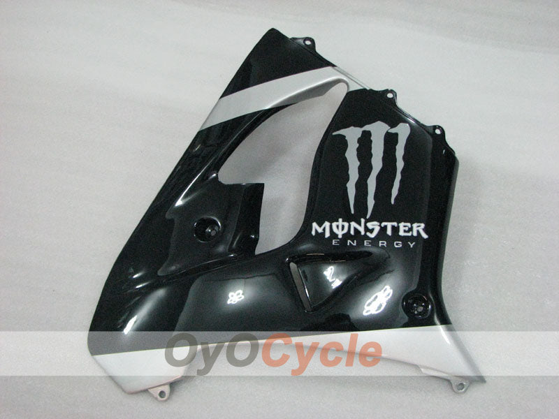 Fairing kit for 02-03 NINJA ZX-9R - Black, Silver - Monster #OYO87906068