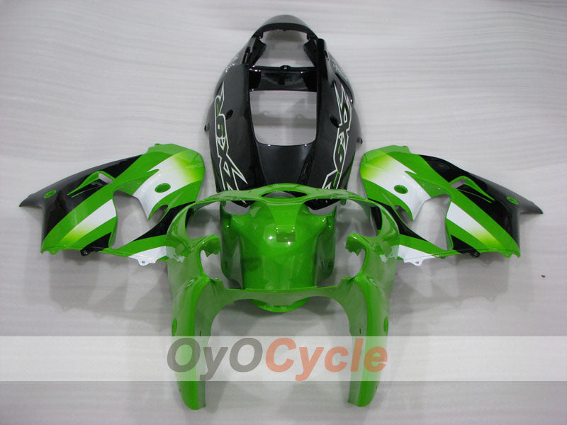 Fairing kit for 02-03 NINJA ZX-9R - Green, Black - Factory Style #OYO87906069 Secondary image