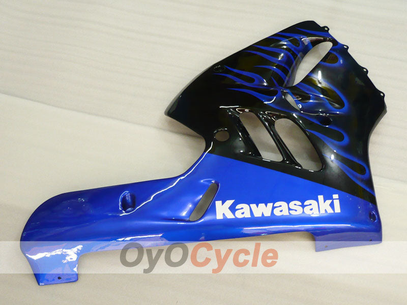 Fairing kit for 94-97 NINJA ZX-9R - Blue, Black - Flame #OYO87906075