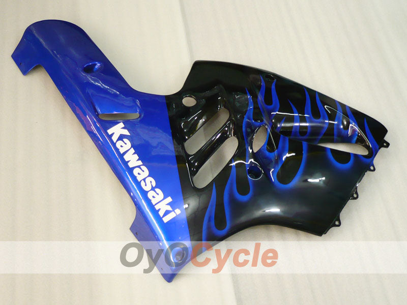 Fairing kit for 94-97 NINJA ZX-9R - Blue, Black - Flame #OYO87906075