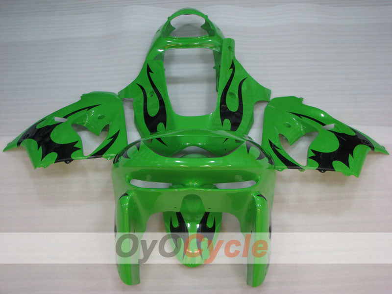 Fairing kit for 98-99 NINJA ZX-9R - Green, Black - Factory Style #OYO87906077