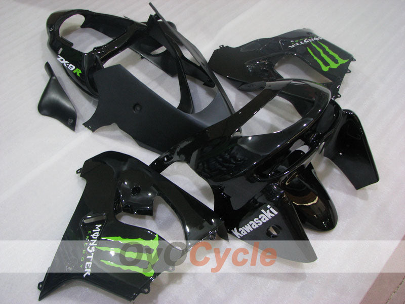Fairing kit for 98-99 NINJA ZX-9R - Black - Monster #OYO87906079 Main image