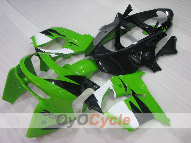 Fairing kit for 98-99 NINJA ZX-9R - Green, Black - Factory Style #OYO87906081 Main image
