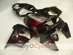 Fairing kit for 98-99 NINJA ZX-9R - Red, Black - Flame #OYO87906084