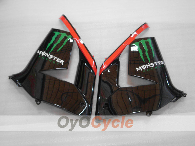 Injection Fairing kit for 04-05 NINJA ZX-10R - Red, Black - Monster #OYO87906087