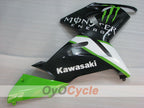 Injection Fairing kit for 04-05 NINJA ZX-10R - Green, White, Black - Monster #OYO87906089