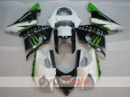 Injection Fairing kit for 04-05 NINJA ZX-10R - Green, White, Black - Monster #OYO87906089