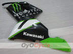 Injection Fairing kit for 04-05 NINJA ZX-10R - Green, White, Black - Monster #OYO87906089