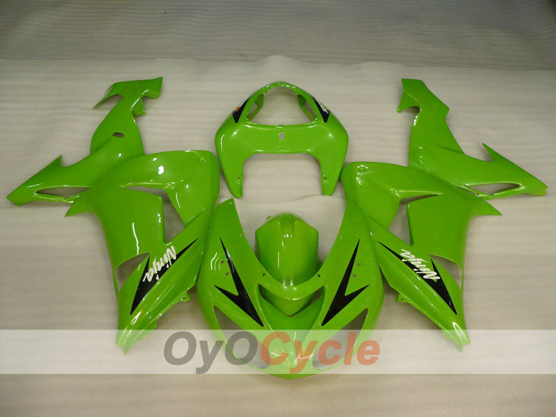 Injection Fairing kit for 06-07 NINJA ZX-10R - Green - Factory Style #OYO87906092