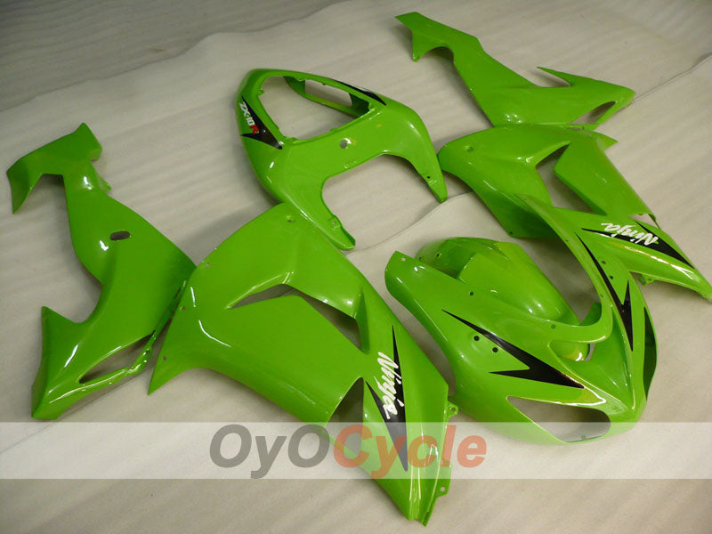 Injection Fairing kit for 06-07 NINJA ZX-10R - Green - Factory Style #OYO87906092