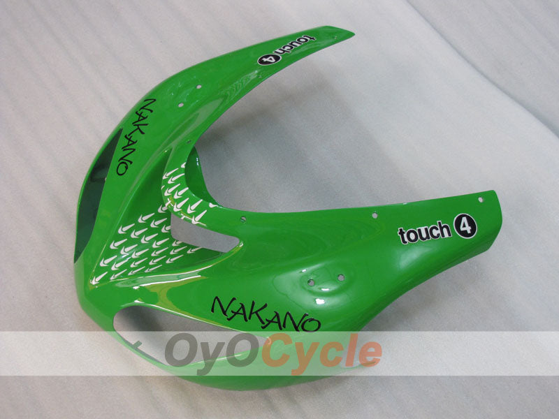 Injection Fairing kit for 06-07 NINJA ZX-10R - Green, Black - Nakano #OYO87906093