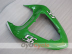 Injection Fairing kit for 06-07 NINJA ZX-10R - Green, Black - Nakano #OYO87906093