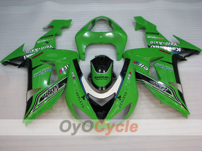 Injection Fairing kit for 06-07 NINJA ZX-10R - Green - PIRELLI #OYO87906097