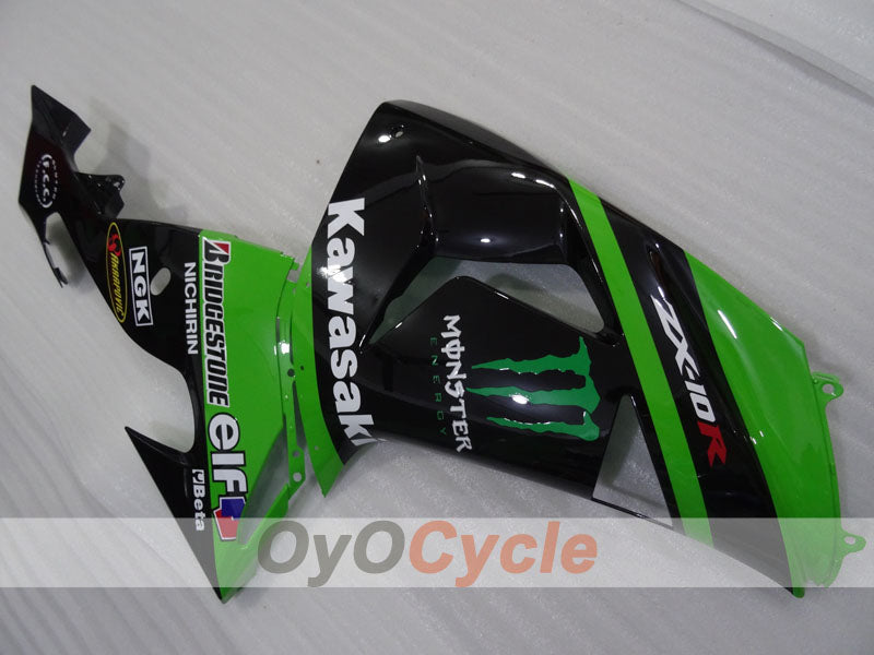 Left & Right Side Fairing For Kawasaki 06-07 Ninja ZX-10R #OYO87913422