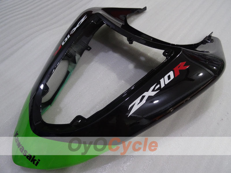 Injection Fairing kit for 06-07 NINJA ZX-10R - Green, Black - Monster #OYO87906099