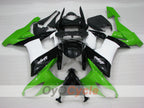 Injection Fairing kit for 08-10 NINJA ZX-10R - Green, White, Black - Factory Style #OYO87906101