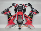Injection Fairing kit for 08-10 NINJA ZX-10R - Red, Black - Monster #OYO87906103
