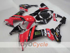 Injection Fairing kit for 08-10 NINJA ZX-10R - Red, Black - Monster #OYO87906103