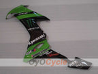 Injection Fairing kit for 08-10 NINJA ZX-10R - Green, Black - Monster #OYO87906106