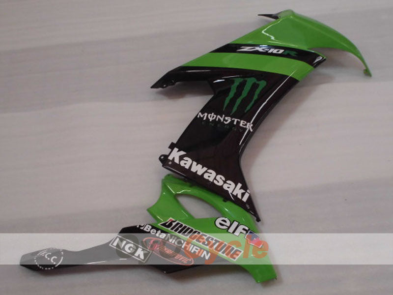 Left & Right Side Fairing For Kawasaki 08-10 Ninja ZX-10R #OYO87913465