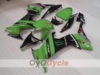 Injection Fairing kit for 08-10 NINJA ZX-10R - Green, Black - Monster #OYO87906106