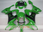 Injection Fairing kit for 08-10 NINJA ZX-10R - Green, Black - Monster #OYO87906113