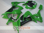Injection Fairing kit for 08-10 NINJA ZX-10R - Green, Black - Monster #OYO87906113
