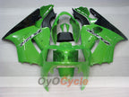 Injection Fairing kit for 00-01 NINJA ZX-12R - Green, Black - Factory Style #OYO87906117