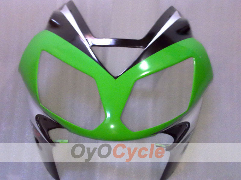 Injection Fairing kit for 02-05 NINJA ZX-12R - Green, White, Black - Factory Style #OYO87906118