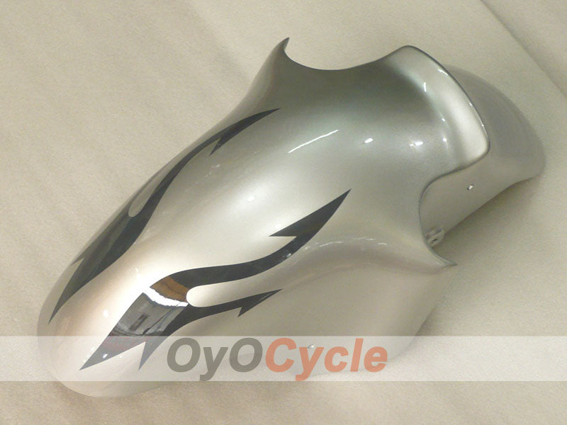 Injection Fairing kit for 02-05 NINJA ZX-12R - Black, Silver - Factory Style #OYO87906119