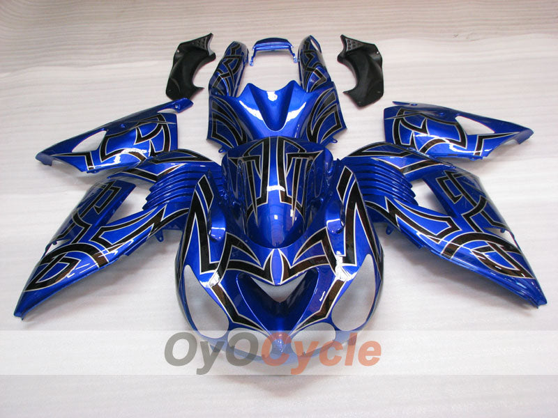 Injection Fairing kit for 06-11 NINJA ZX-14R - Blue, Black - Customize #OYO87906125