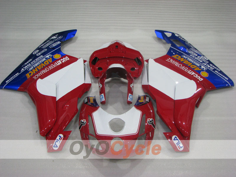 Injection Fairing kit for 03-04 Ducati 999 - Red, Blue, White - FILA #OYO87906138