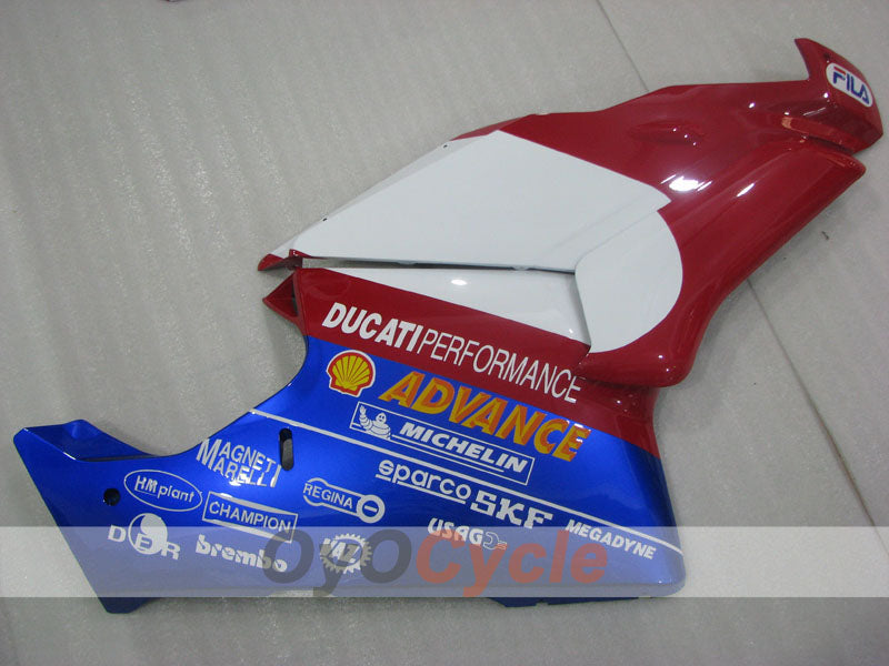 Injection Fairing kit for 03-04 Ducati 999 - Red, Blue, White - FILA #OYO87906138