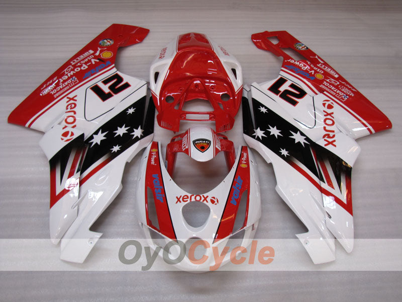 Injection Fairing kit for 03-04 Ducati 999 - Red, White, Black - Xerox #OYO87906139