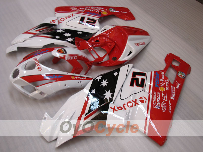Injection Fairing kit for 03-04 Ducati 999 - Red, White, Black - Xerox #OYO87906139