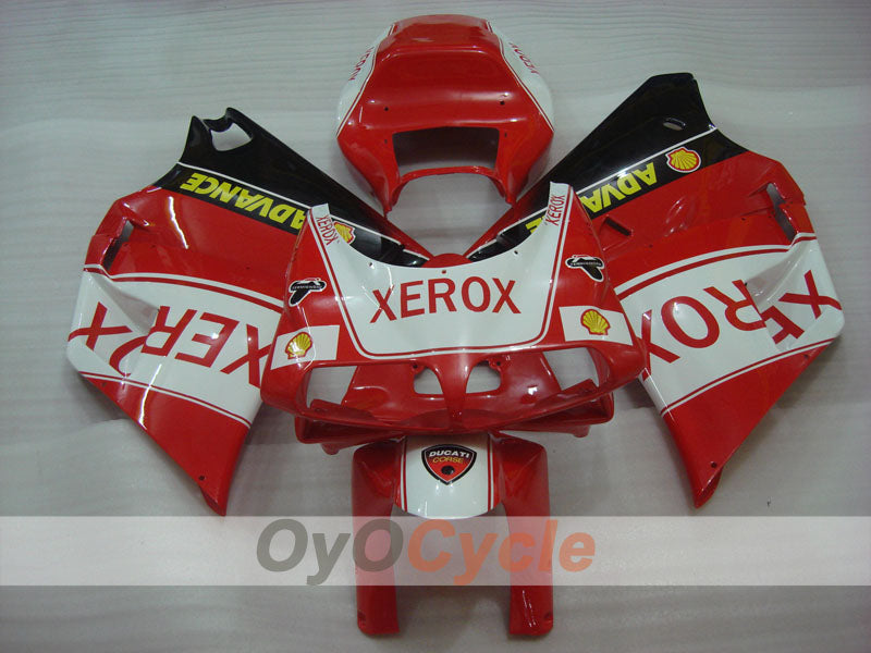 Injection Fairing kit for 99-02 Ducati 996 - Red, White, Black - Xerox #OYO87906143