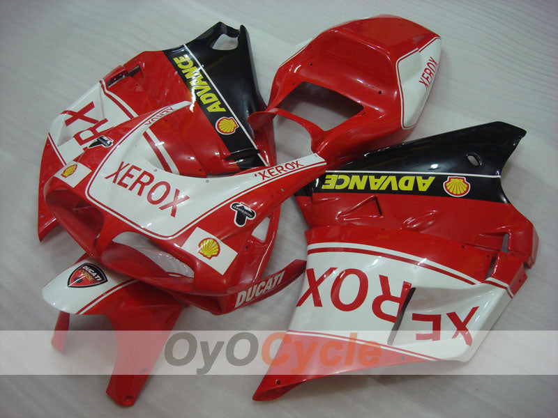 Injection Fairing kit for 99-02 Ducati 996 - Red, White, Black - Xerox #OYO87906143