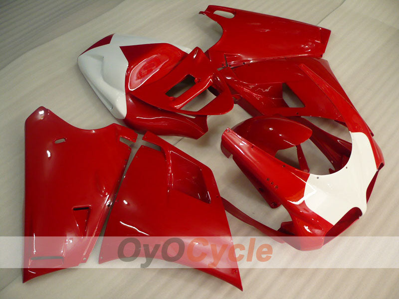 Injection Fairing kit for 99-02 Ducati 996 - Red, White - Factory Style #OYO87906145