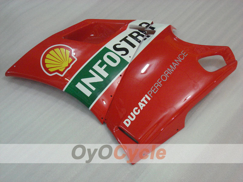 Injection Fairing kit for 99-02 Ducati 996 - Red, Green, White - INFO STRADA #OYO87906147