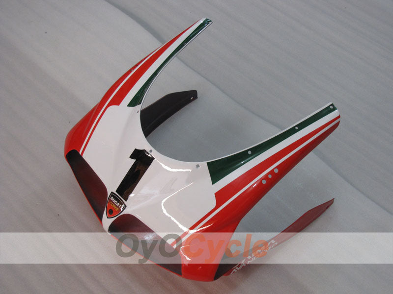 Injection Fairing kit for 99-02 Ducati 996 - Red, White, Black - INFO STRADA #OYO87906148