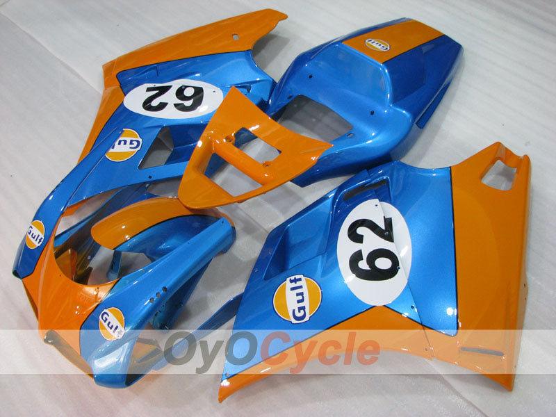 Injection Fairing kit for 99-02 Ducati 996 - Orange, Blue - Factory Style #OYO87906149 Main image