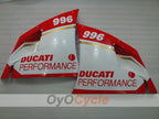 Injection Fairing kit for 99-02 Ducati 996 - Red, White - Performance #OYO87906151