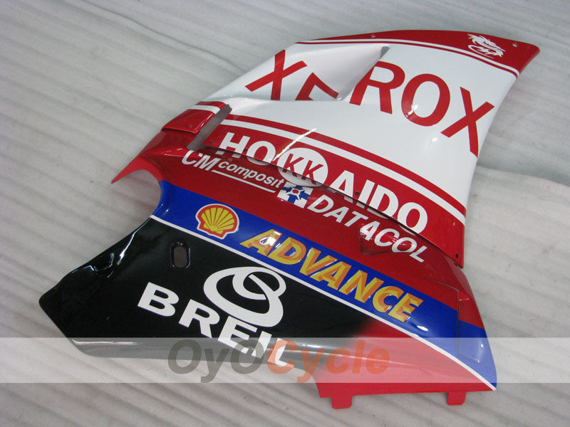 Injection Fairing kit for 99-02 Ducati 996 - Red, White - Xerox #OYO87906152