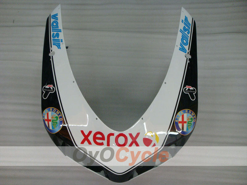 Injection Fairing kit for 09-11 Ducati 1198 - White, Black - Xerox #OYO87906245